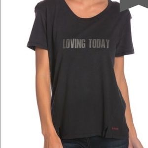 NWT PEACE LOVE WORLD LOVING TODAY TEE
